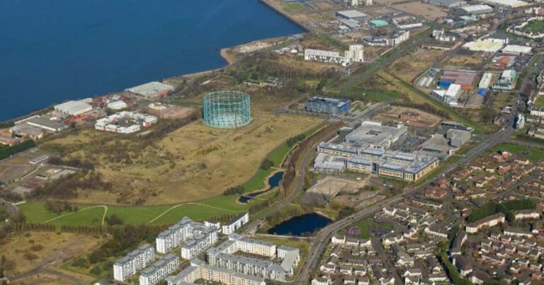 aerial view of granton