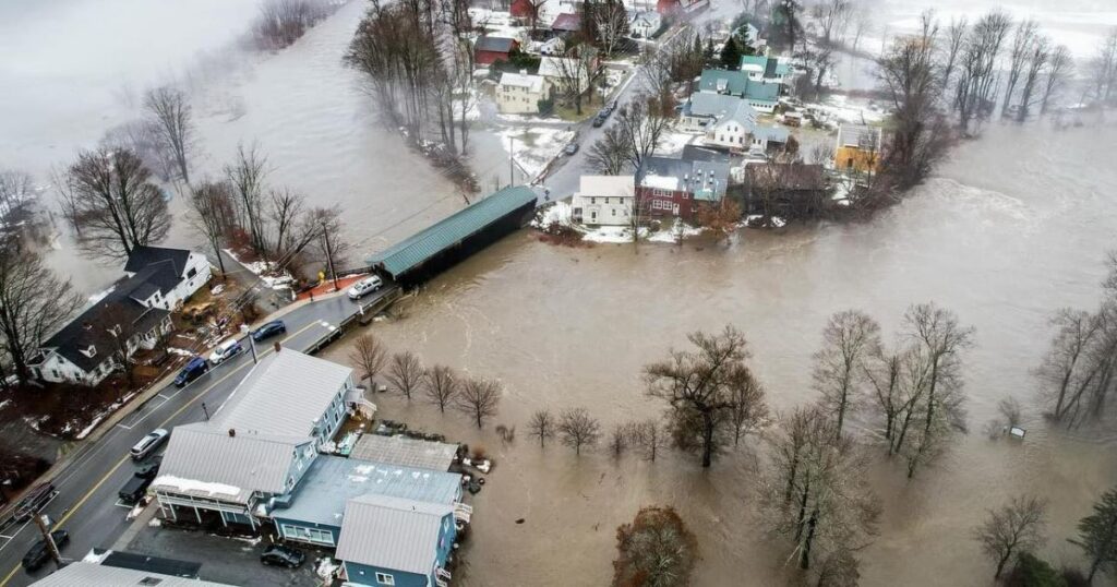 williamstown, vt 2023 flooding (credit bergamot + amor facebook)