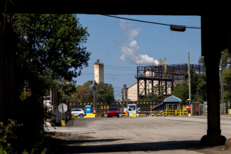 A view of the U.S. Steel plant in Gary, Indiana. Credit: Vincent D. Johnson/Inside Climate News