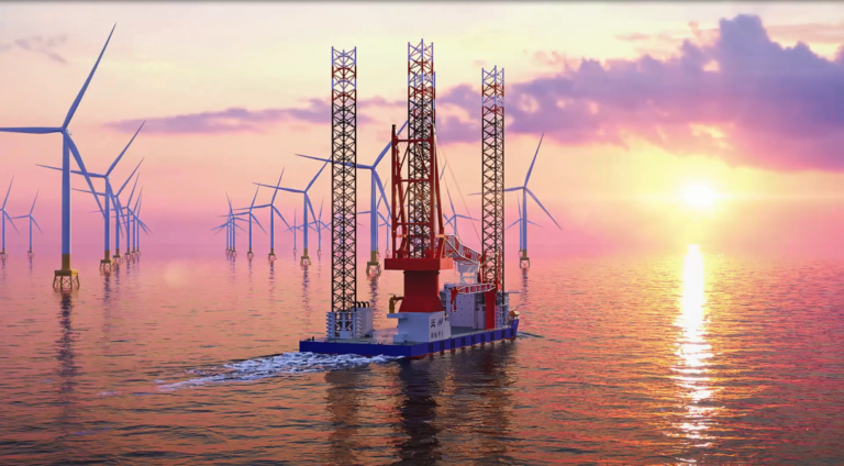 26 MW Wind Turbine Installation Vessel Delivered in China