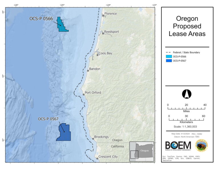 Oregon Floating Wind Lease Sale Postponed