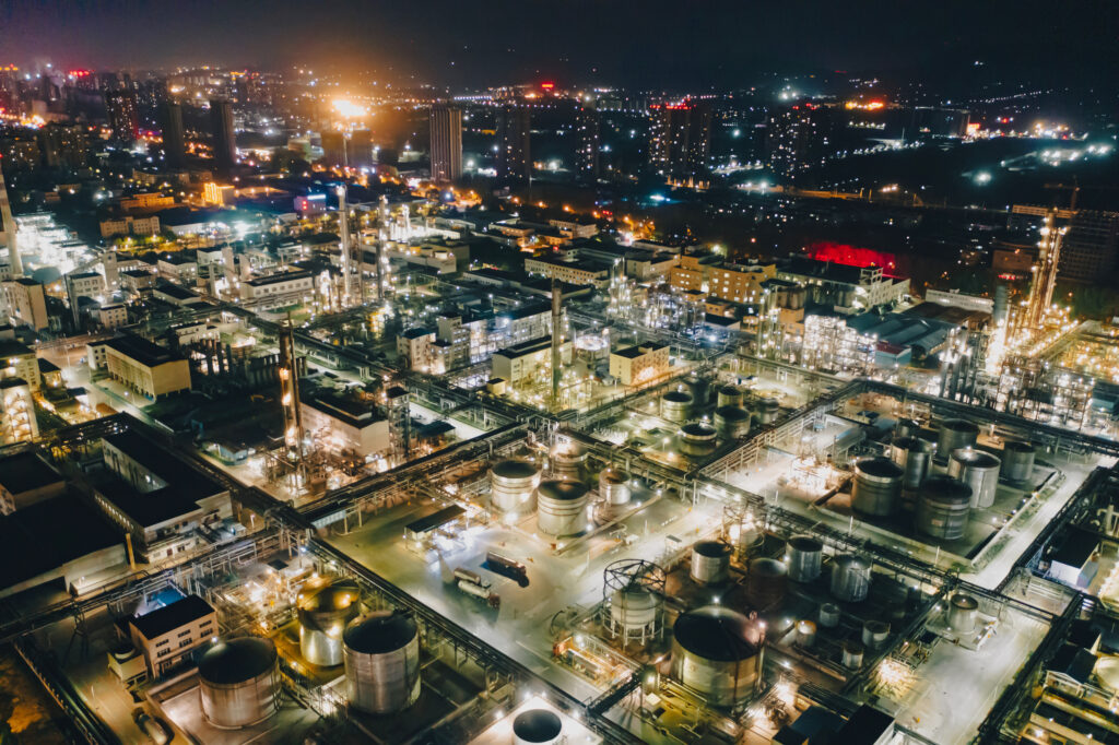 A view of Pingmei Shenma Group’s nylon production complex in Pingdingshan, China on Aug. 13, 2022. Credit: Feature China/Future Publishing via Getty Images