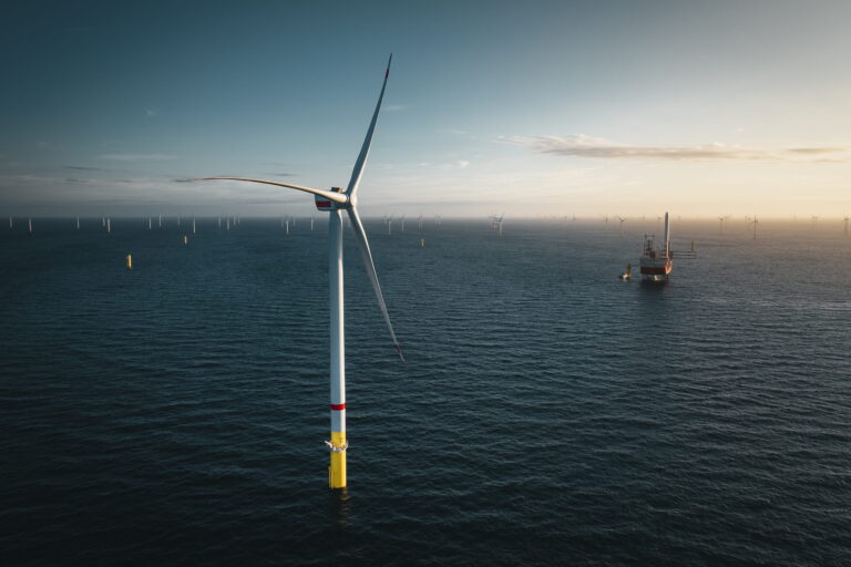 Borkum Riffgrund 3 turbine closeup