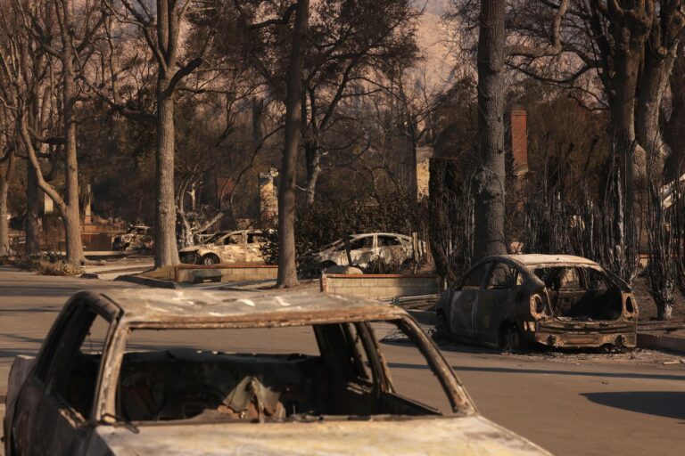 The Aftermath of Wildfires in Altadena