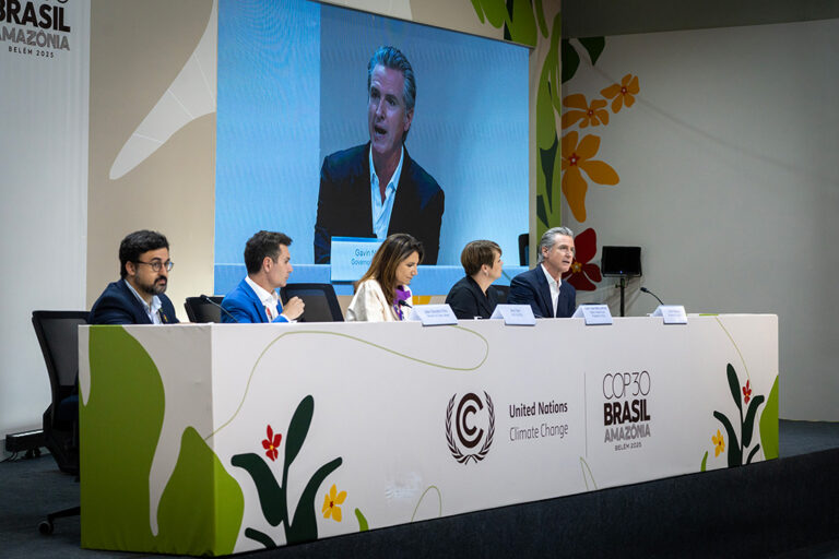 Governor Newsom inks new global partnerships at COP30 as Trump administration doesn’t even show up