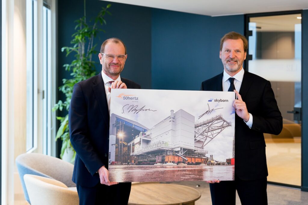 Skyborn, 50Hertz Sign Agreement for Gennaker Offshore Converter Platforms
