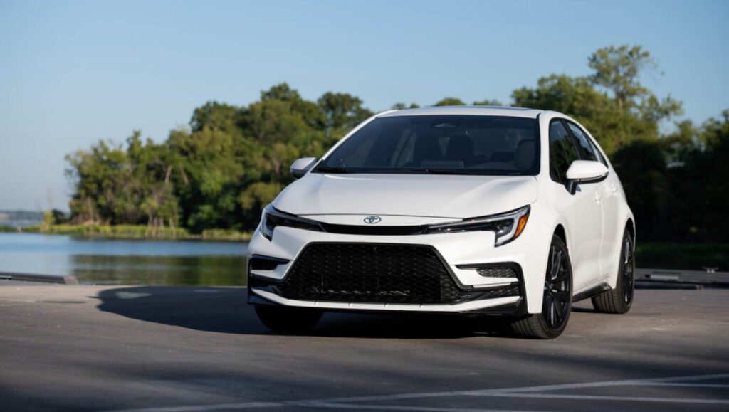 A white 2026 Toyota Corolla
