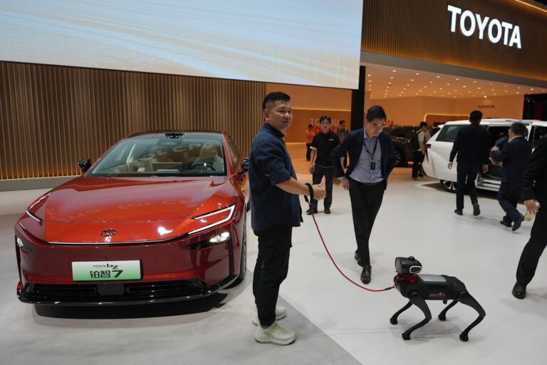 At Beijing auto show, Chinese carmakers flaunt new technologies as global competition heats up