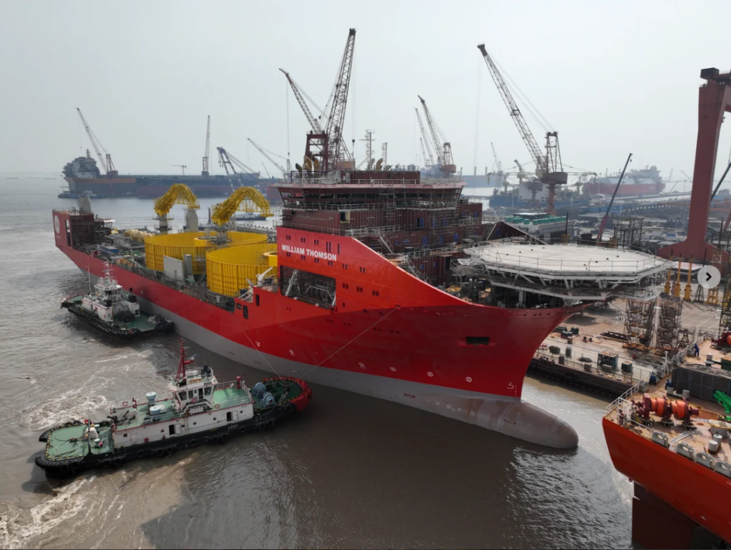 Jan De Nul Launches Second Cable Laying Giant