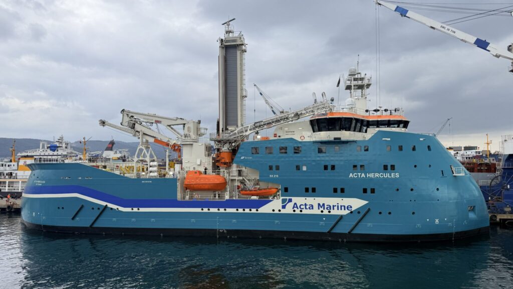 Acta Marine's Newly Delivered CSOV to Debut at Dutch Offshore Wind Farm