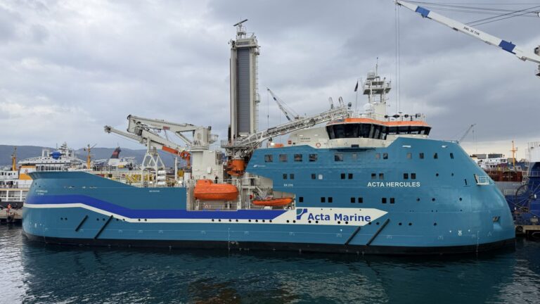 Acta Marine's Newly Delivered CSOV to Debut at Dutch Offshore Wind Farm