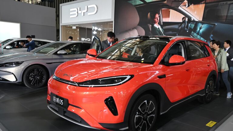 BYD's passenger EV sales drop for an eighth month as competition heats up