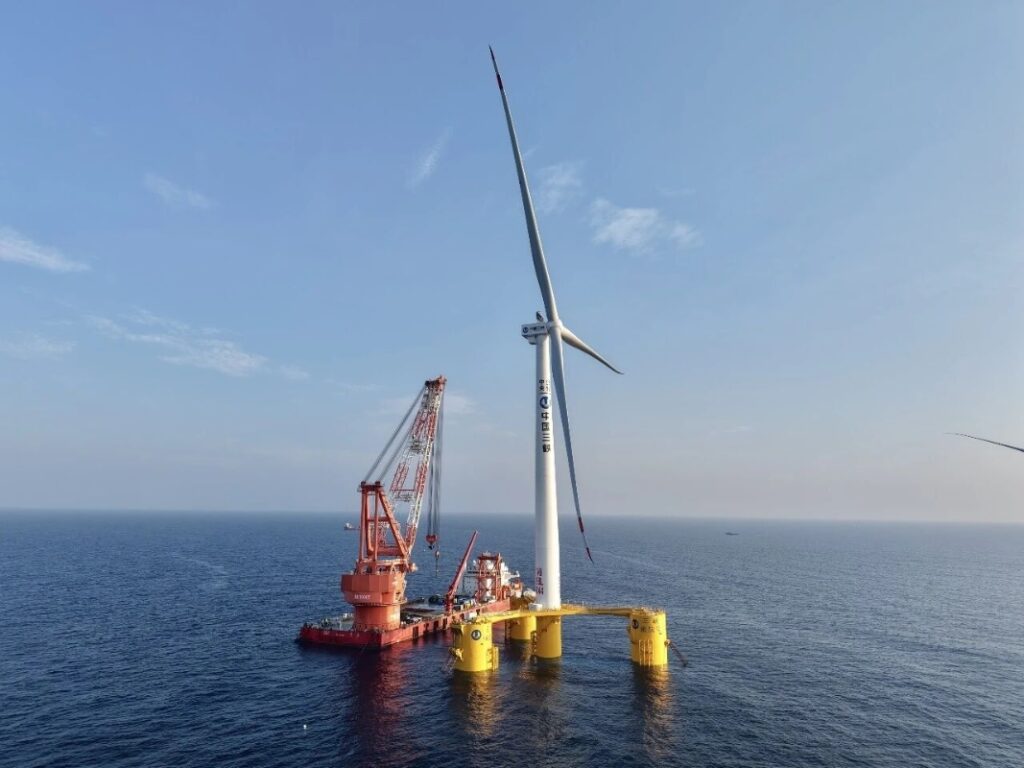 China Three Gorges Installs ‘World’s Largest’ Single-Unit Floating Wind Platform Offshore Yangjiang