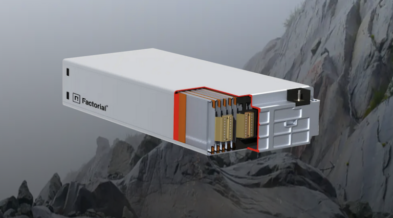 factorial solid state ev battery