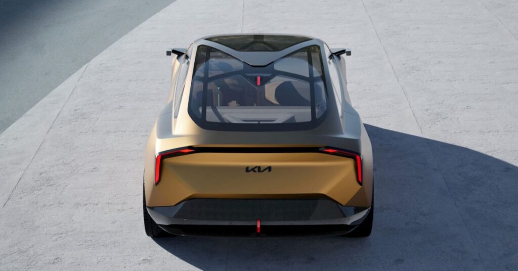 Kia's cyber-inspired electric sports car is 90% production-ready