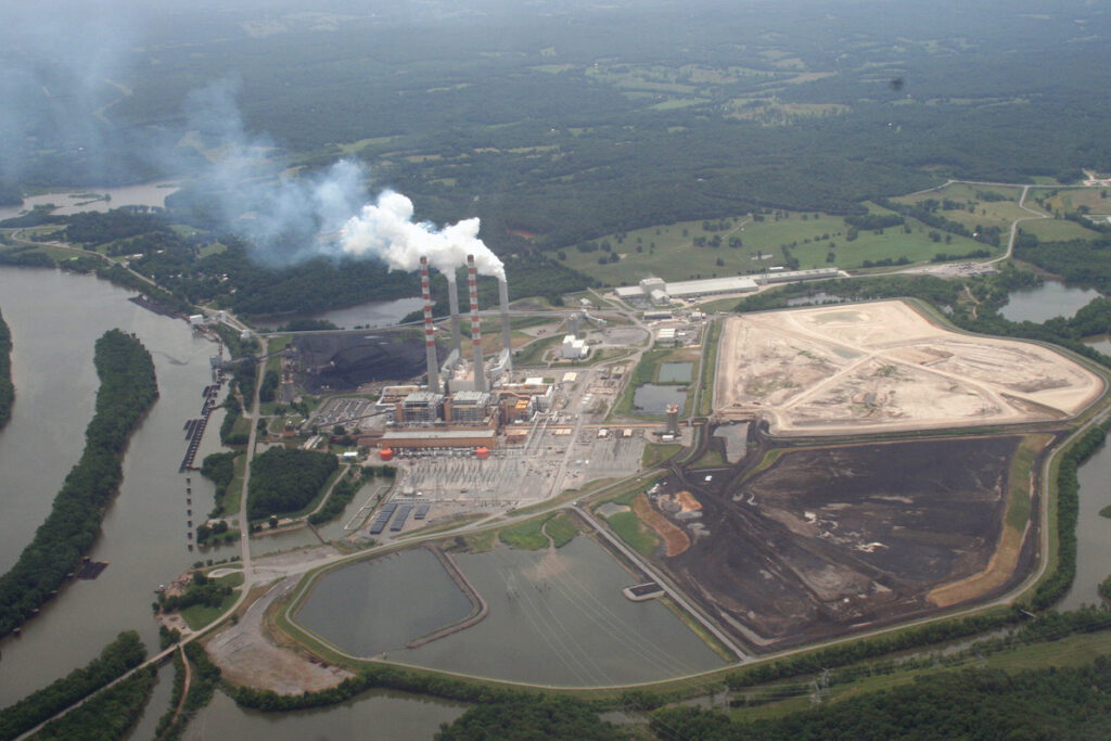Aerial view of the Tennessee Valley Authority