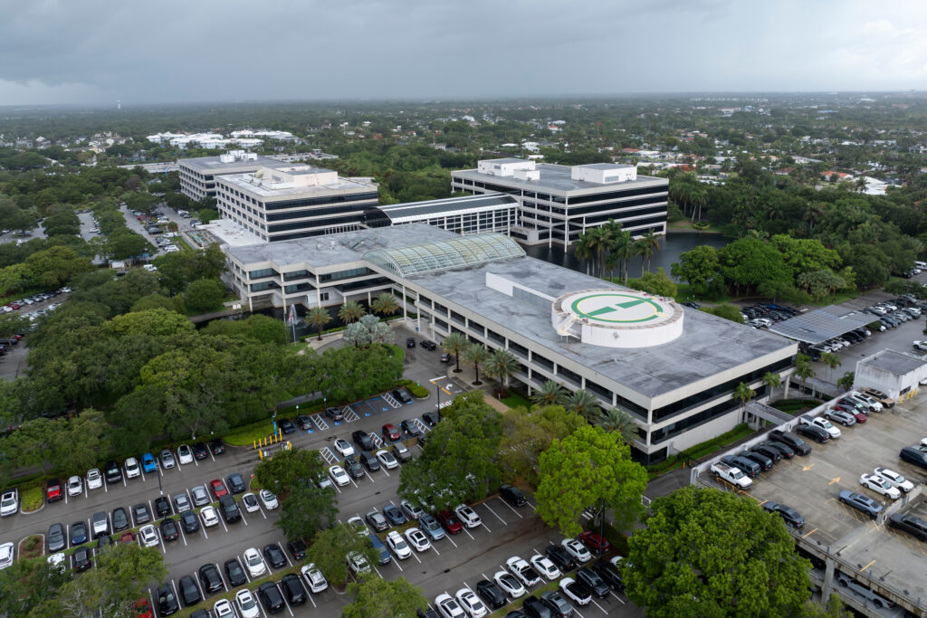 The campus of NextEra’s headquarters is seen on Monday in Juno Beach, Fla. Credit: Marco Bello/Getty Images