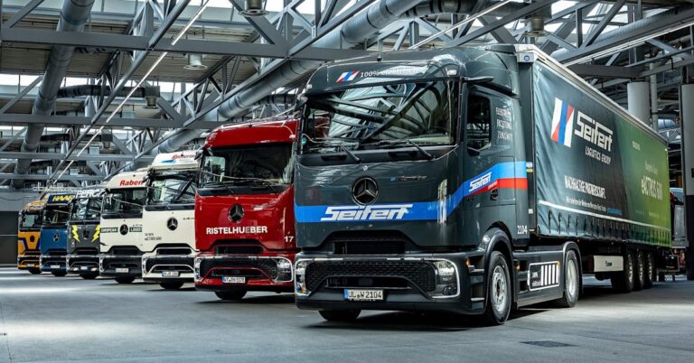 Mercedes posts Tesla-like efficiency at 36 tons in a German winter