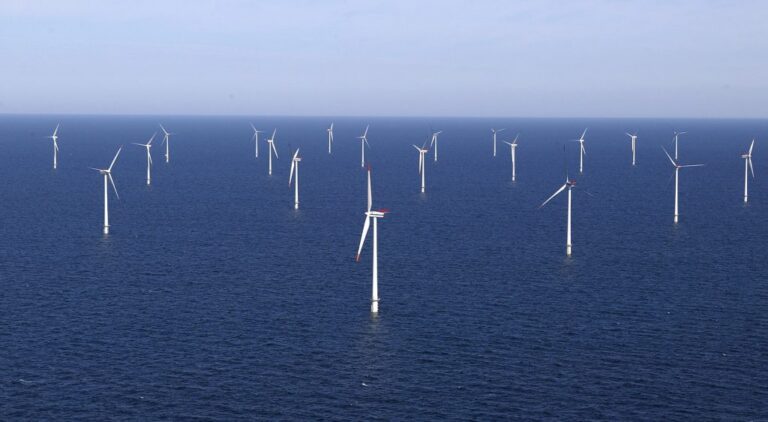 The Horns Rev 1 offshore wind farm