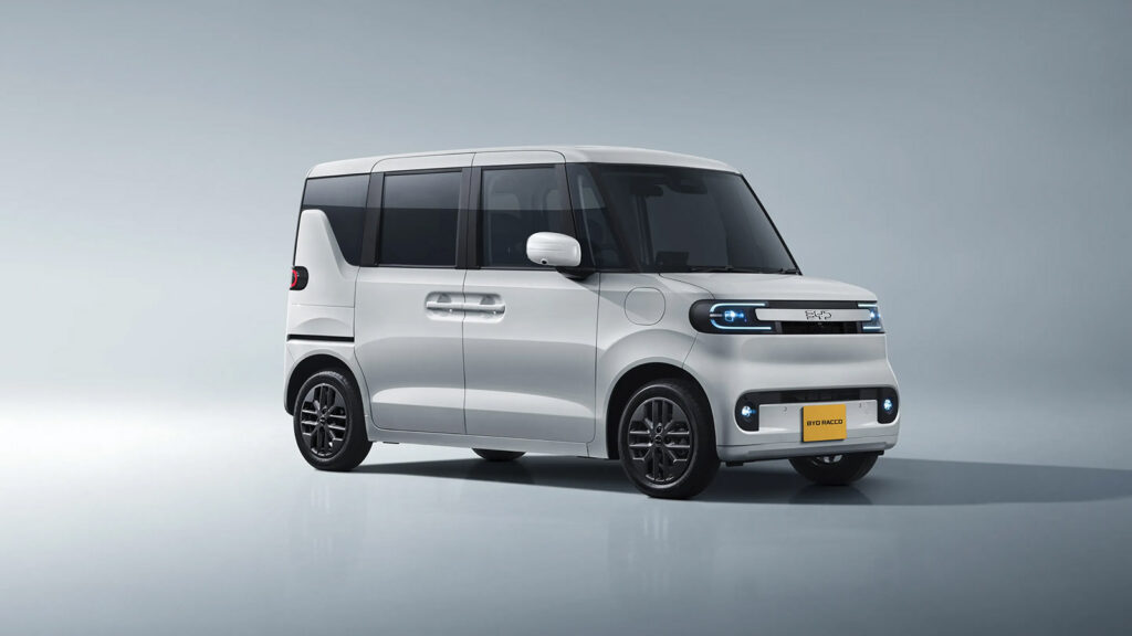 BYD has launched the Racco in Japan, targeting the Japanese K-Car market.