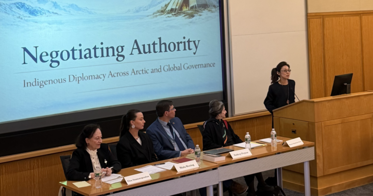 Negotiating Authority: Indigenous Diplomacy Across Arctic and Global Governance