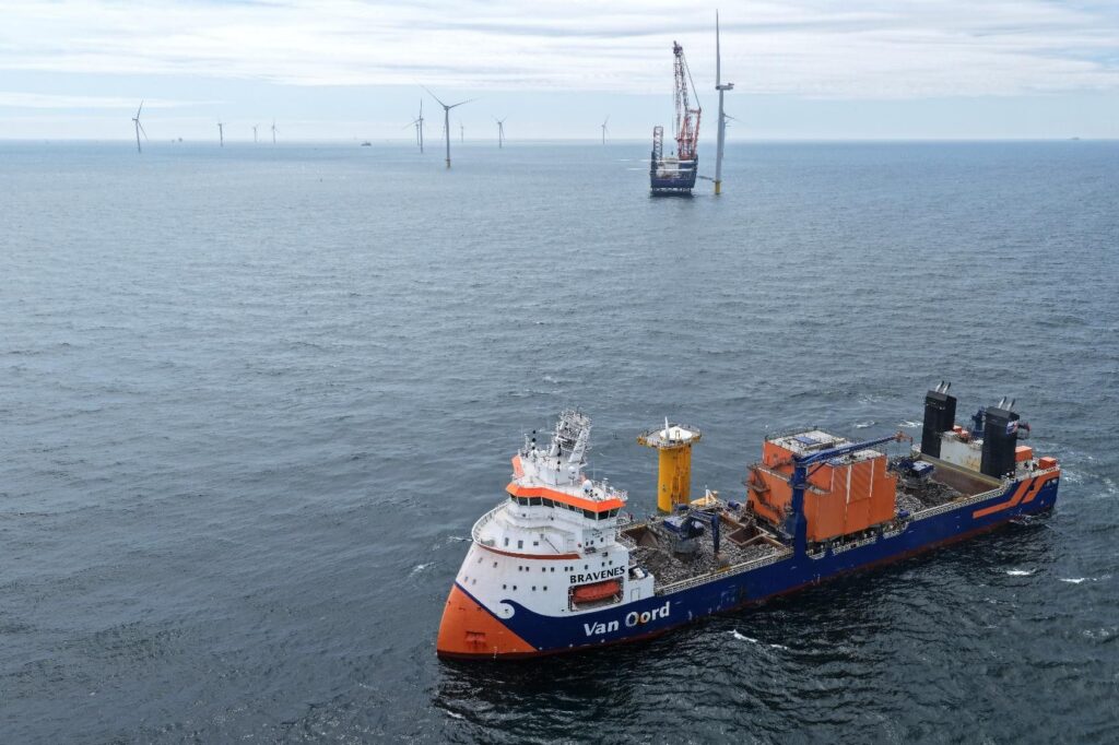 Van Oord Completes Installation of Nature-Inclusive Scour Protection at New Dutch Offshore Wind Farm