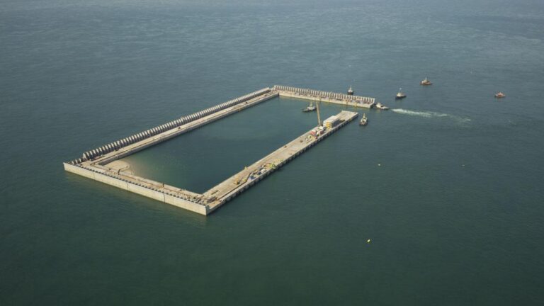 All Foundations In Place for World's First Artificial Energy Island