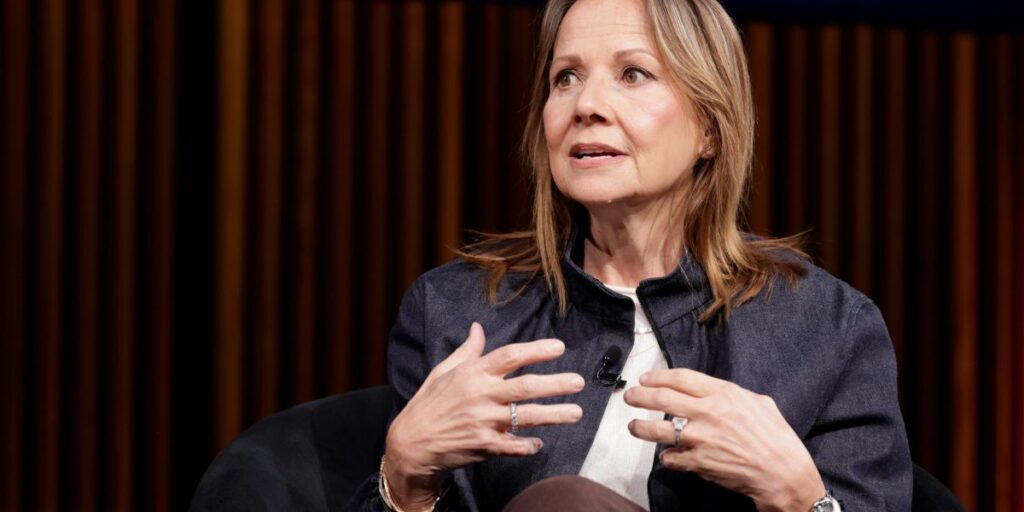 GM CEO Mary Barra is unfazed by the electric slowdown: 'We still think EVs are the end game'