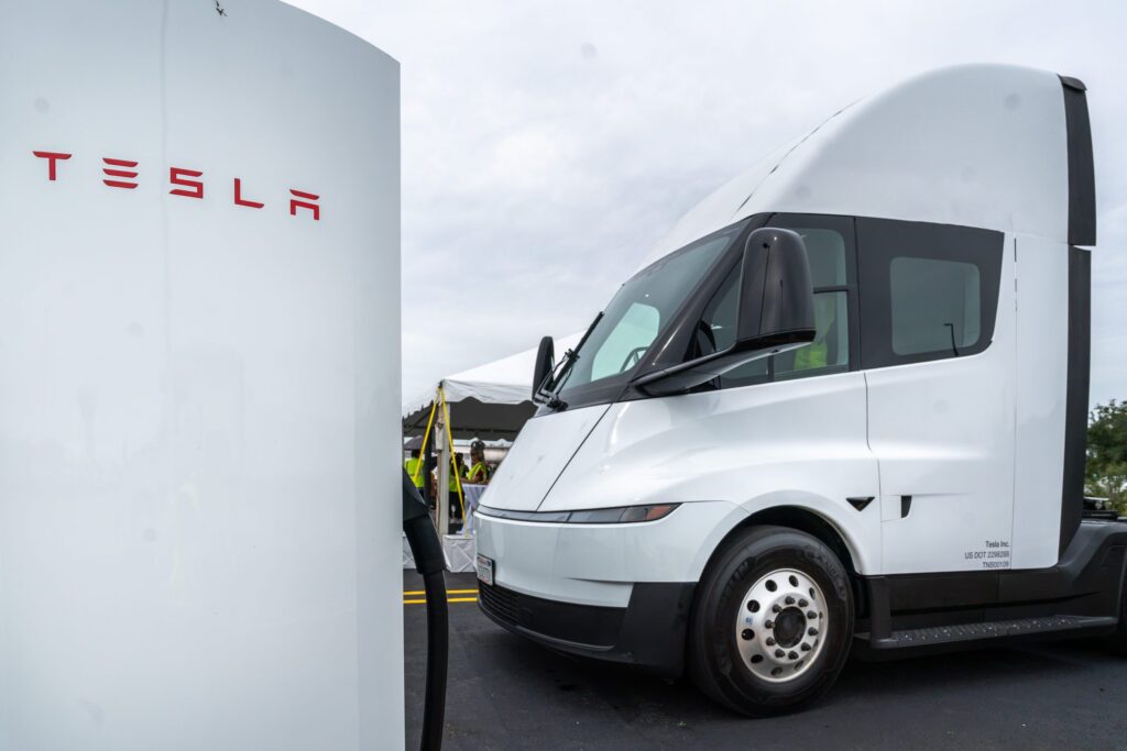 Heavy duty electric truck charging opens in Bryan County