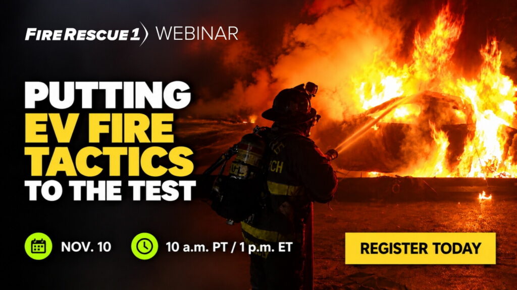 Putting EV fire tactics to the test